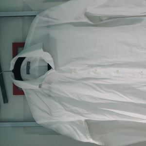 Boys Size 16 Geoffrey Beene White Classic Button Down Shirt